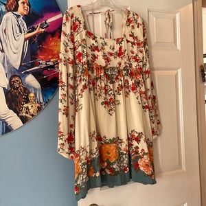 Free people dress with bell sleeves
